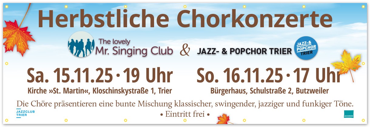 Banner Herbstkonzerte